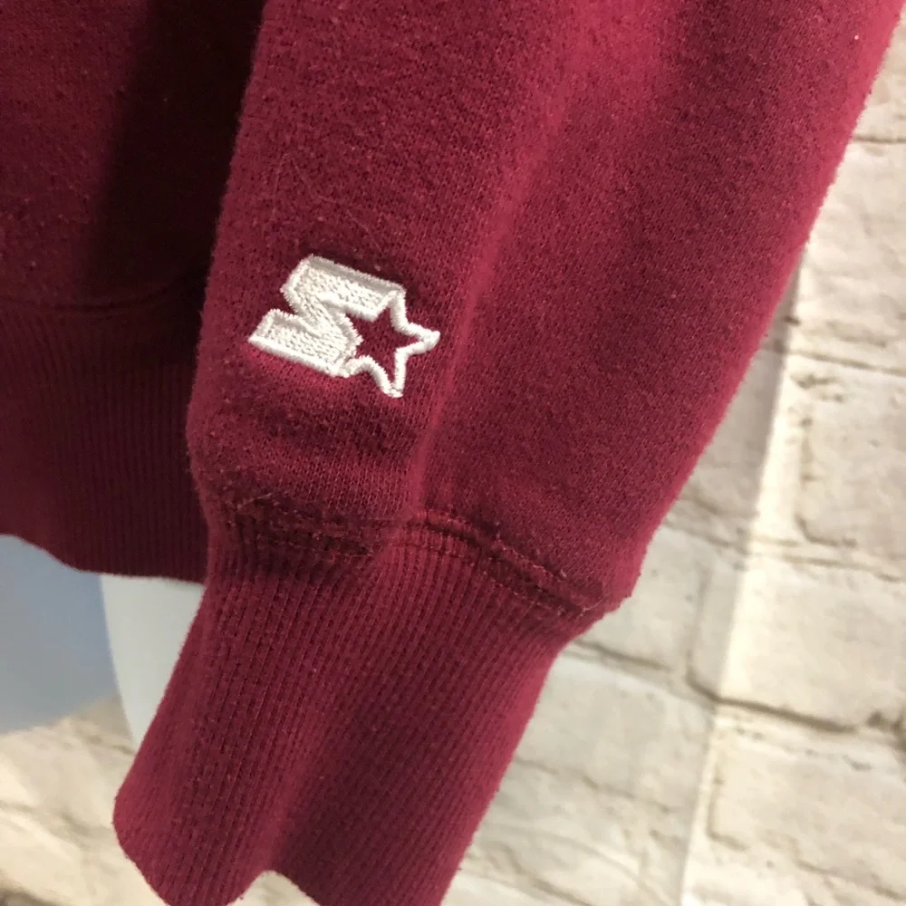 🎉HP x 2🎉❤️‍🔥Starter Hoodie Sweatshirt-Burgundy- Measurements in Photos❤️‍🔥 - Picture 6 of 13